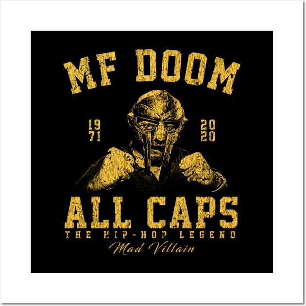 MF Doom Yellow Wall Art by Hoki Tross Creative